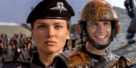 The shower scene is the most important part of ‘Starship Troopers…